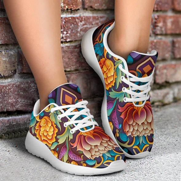 Wonderland Flower Sport Sneakers - Crystallized Collective