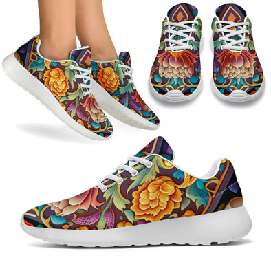 Wonderland Flower Sport Sneakers - Crystallized Collective
