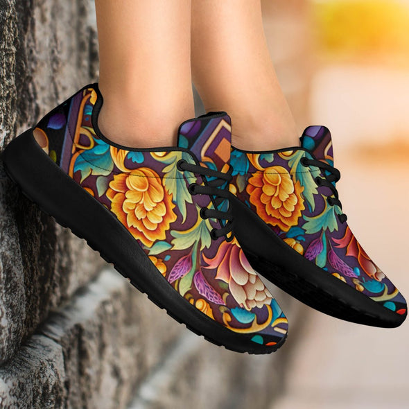 Wonderland Flower Sport Sneakers - Crystallized Collective