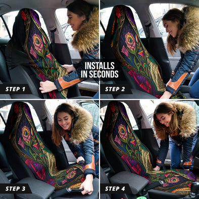 Wonderland Flowers Car Seat Covers - Crystallized Collective