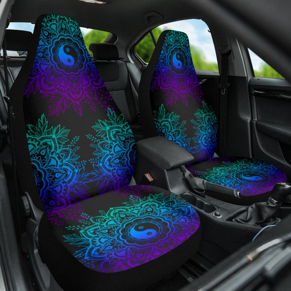 YinYang Mandala Car Seat Covers - Crystallized Collective