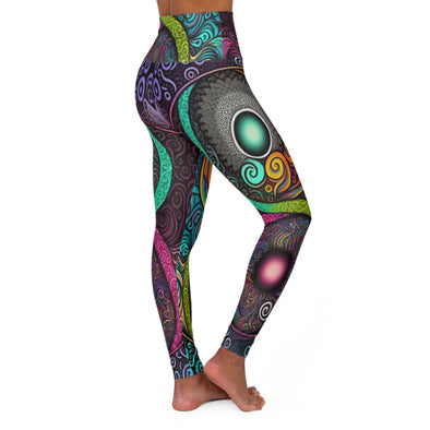 Zen Vibe High Waist Yoga Legging: Yin Yang Bliss - Crystallized Collective