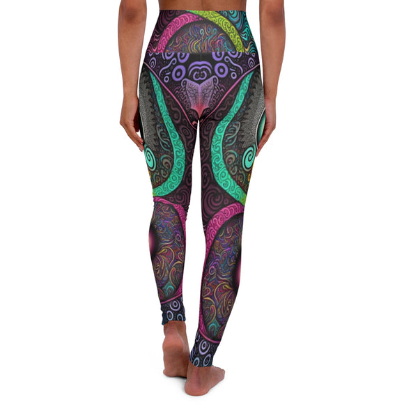 Zen Vibe High Waist Yoga Legging: Yin Yang Bliss - Crystallized Collective