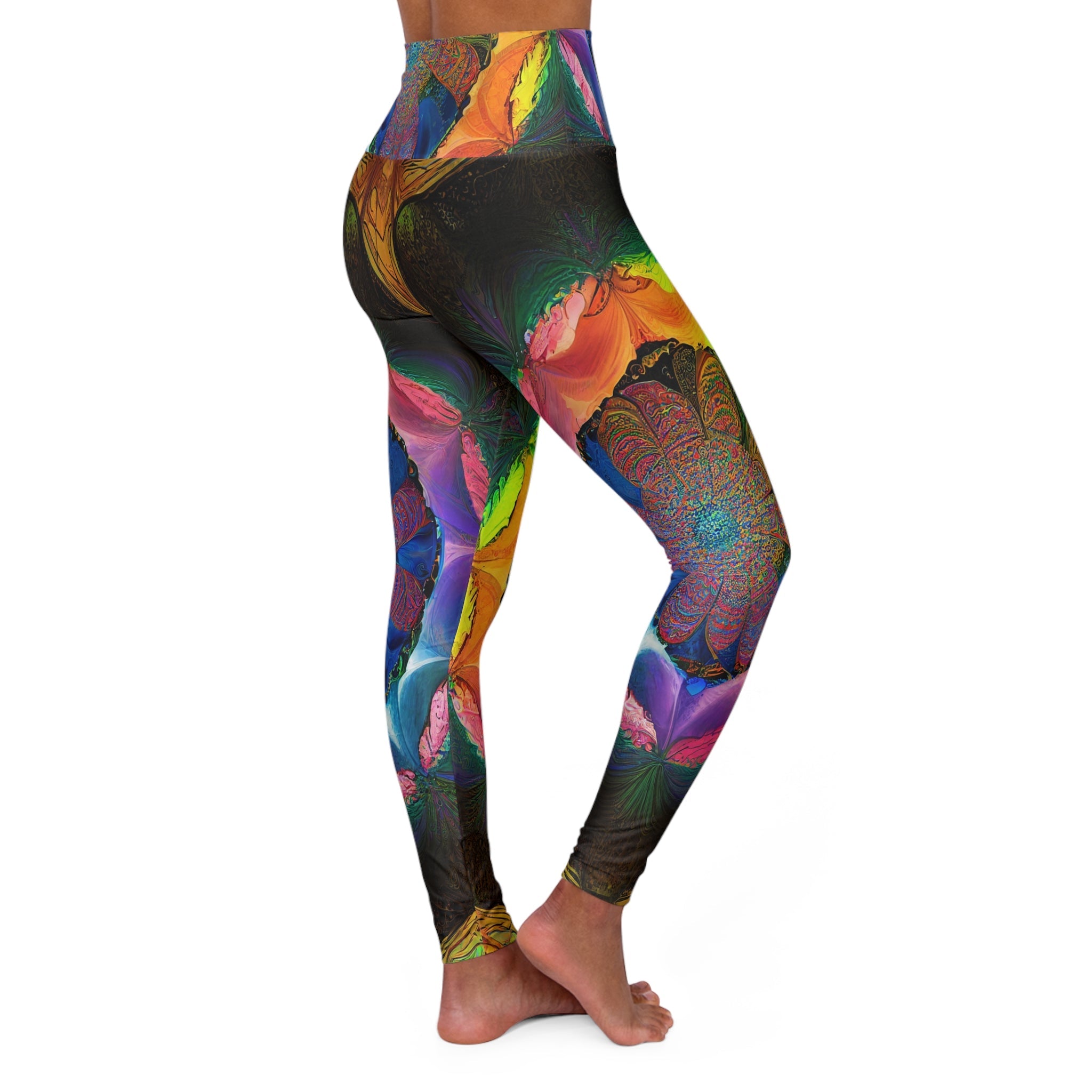 ZenFlex High Waist Yoga Legging: Serene Bliss – Crystallized Collective