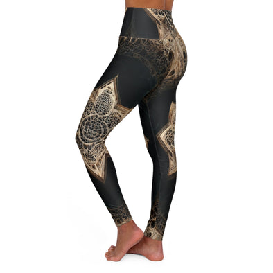 ZenFlex High Waist Yoga Legging: Serene Ornate Alhambra - Crystallized Collective